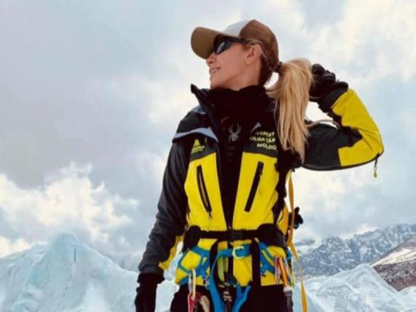 Ольга Цыпордей стала первой женщиной из Молдовы, покорившей Эверест