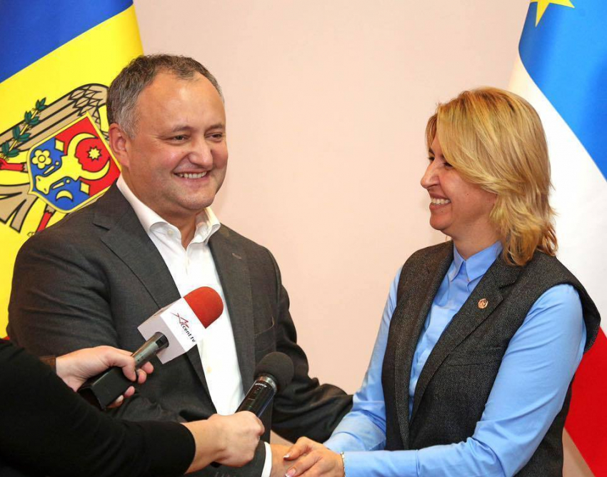 Избранный президент Республики Молдова Игорь Додон посетил с визитом Комрат