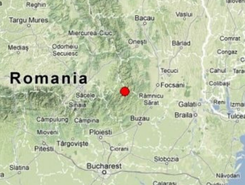 Ночью в Румынии произошло землетрясение