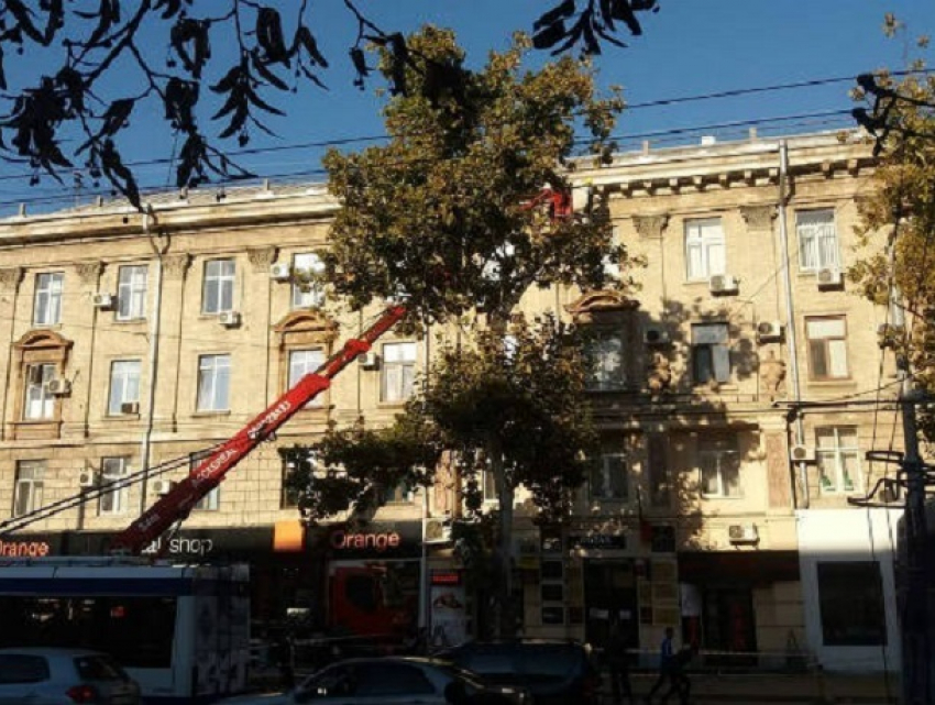 В центре Кишинева начали разбивать украшения зданий, десятки лет бывшие символом фасадов