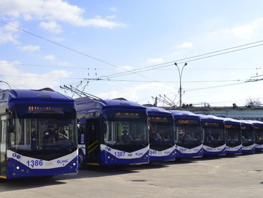20 новых троллейбусов – пополнение на кишиневских дорогах