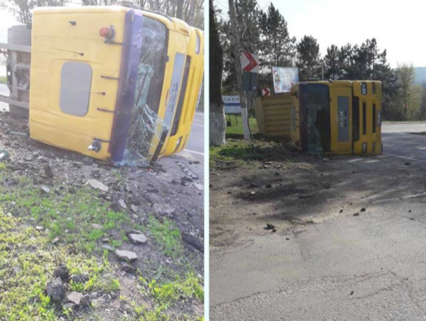 Житель Яловенского района разбил тяжёлый грузовик MAN под Хынчештами