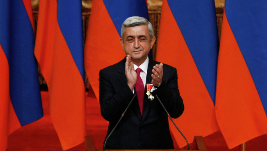 Президент Армении Серж Саргсян поздравил Игоря Додона с победой на президентских выборах