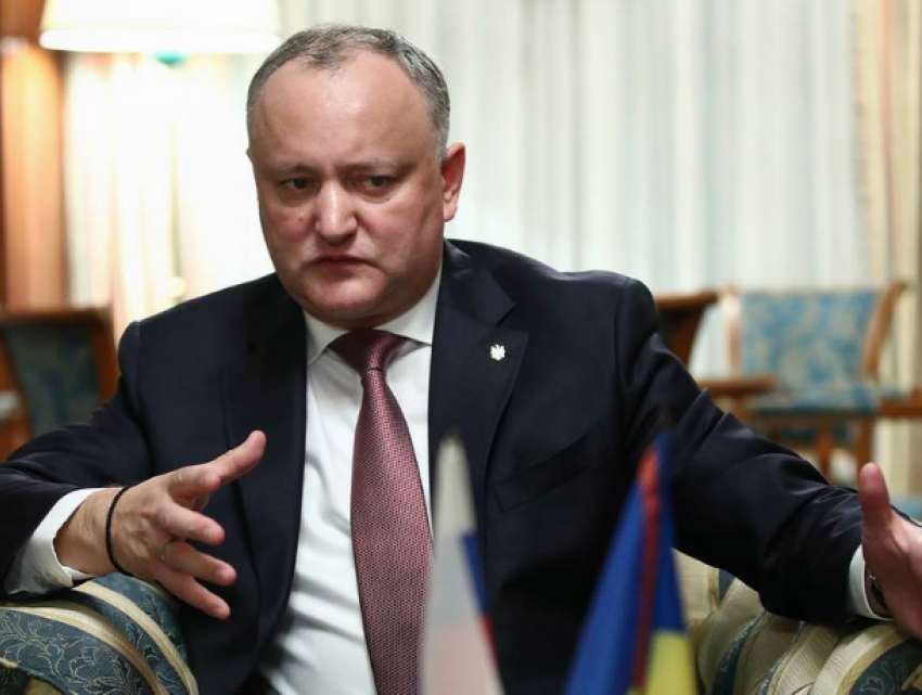 Игорь Додон обозначил три сценария развития политической ситуации в Молдове