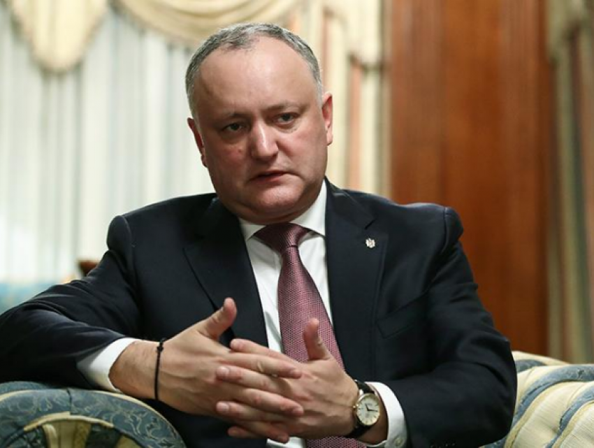 Граждане Молдовы оценивают работу президента Игоря Додона на 10 баллов