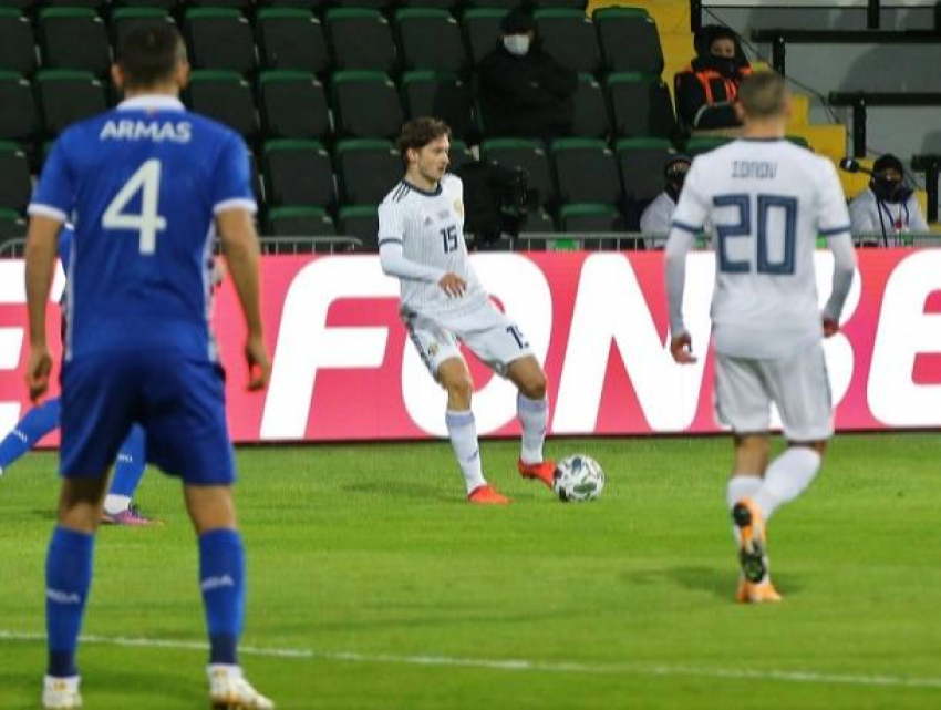 Сборная Молдовы по футболу выстояла в матче с Россией