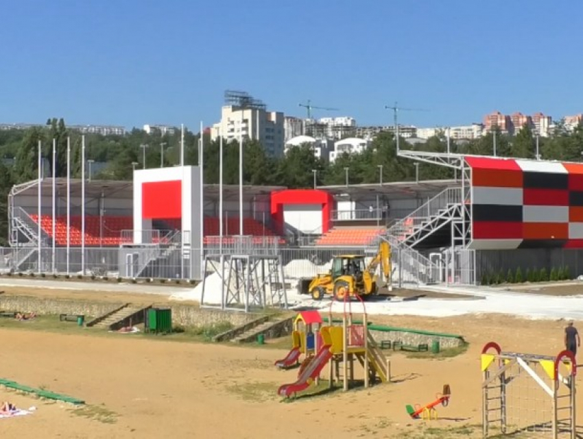 Строительство пляжного стадиона в парке «Ла Извор» находится на завершающем этапе