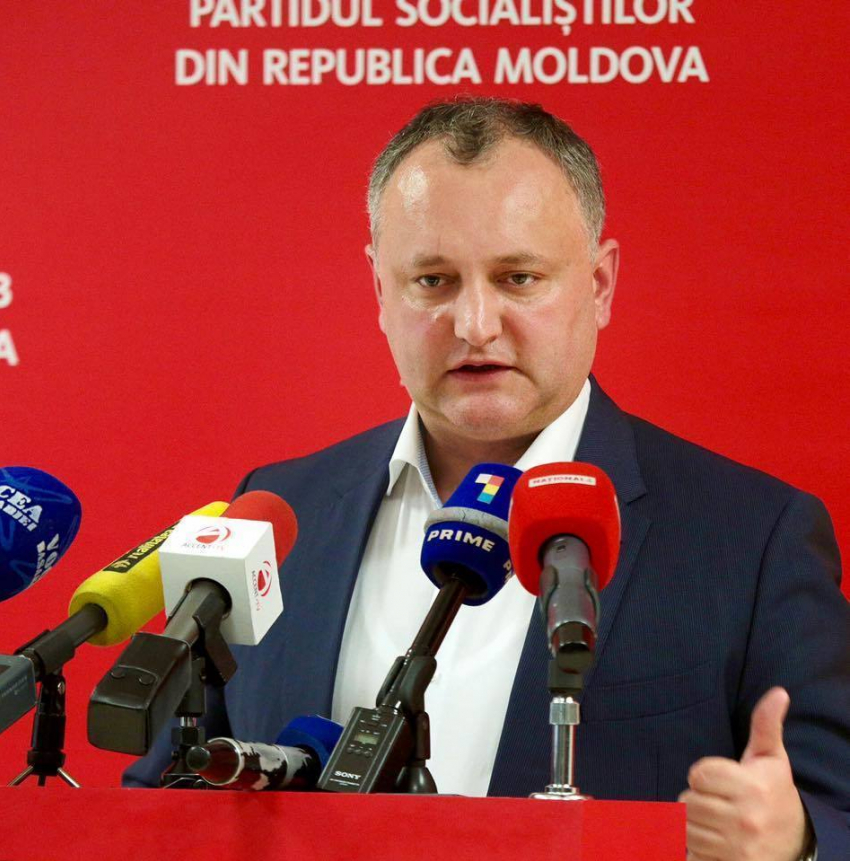 Додон: Европейские партнеры должны быть готовы к тому, что через год число сторонников ЕС в Молдове сократится до 15% 