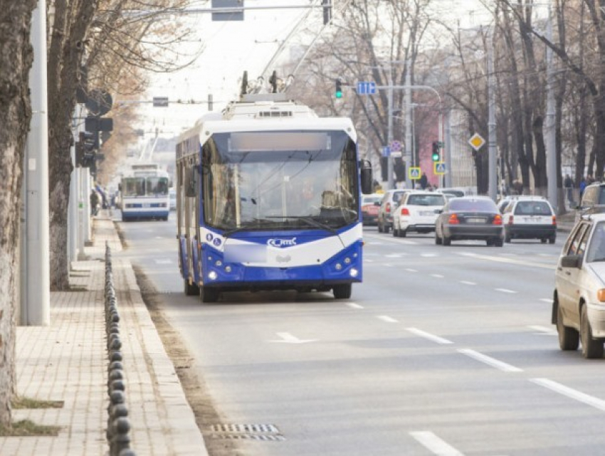 Кишиневские троллейбусы посещают необычные пассажиры