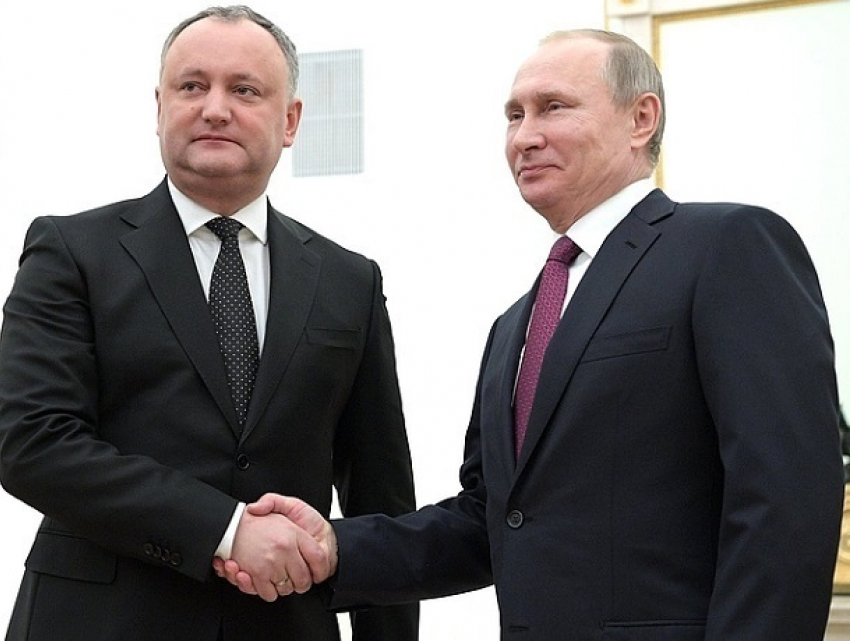 Удивительные совпадения визитов Додона и Путина в Санкт-Петербург раскрыл политолог