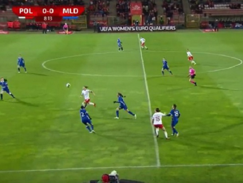 Сборная Молдовы по женскому футболу потерпела разгромное поражение от полячек