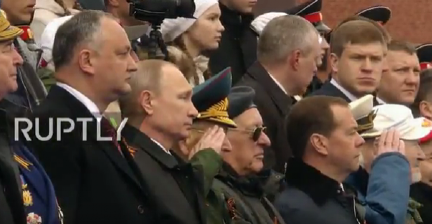 Игорь Додон принимает участие в Параде Победы в Москве 