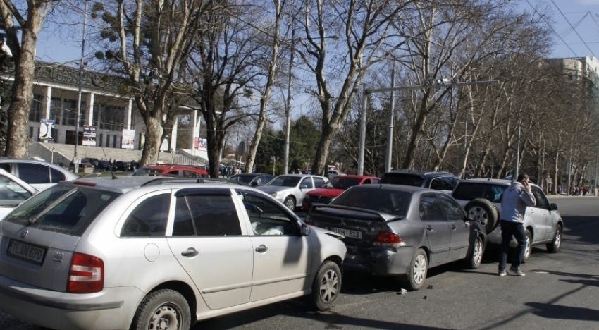 ДТП в центре Кишинева: один человек госпитализирован