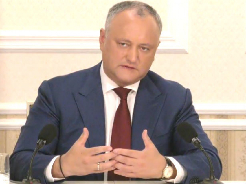 Президент Молдовы пригрозил «комбинаторам» совершить резкое действие по русской поговорке