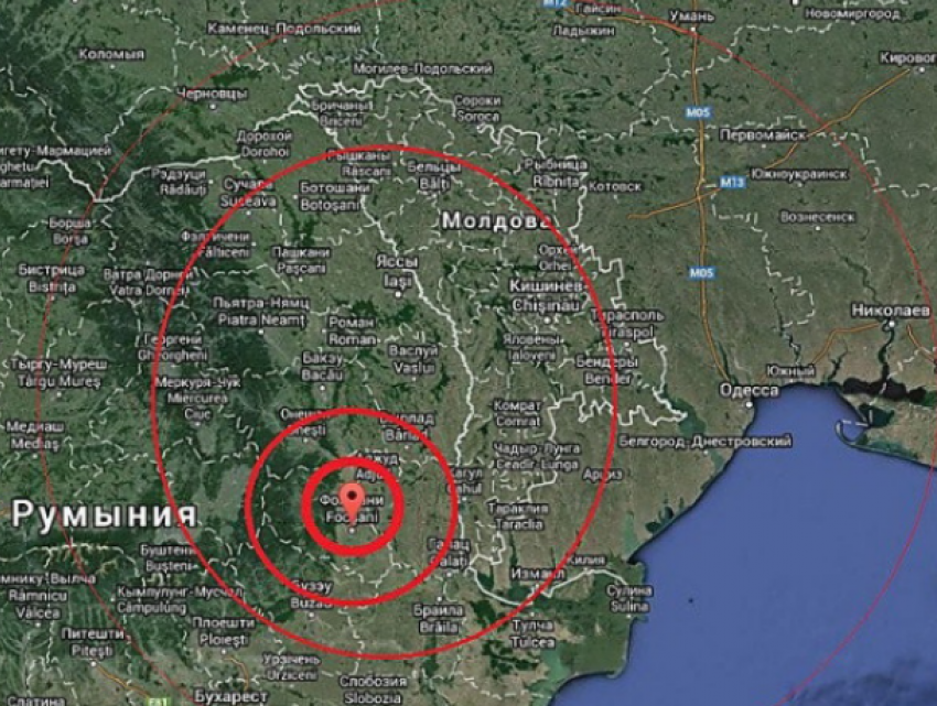 За ночь в Румынии произошли четыре землетрясения