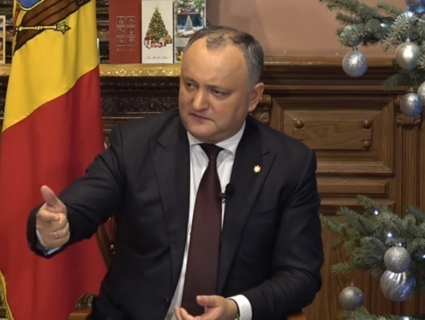 Президент рассказал о судьбе Приднестровья, внешнем векторе Молдовы и  внутриполитической ситуации