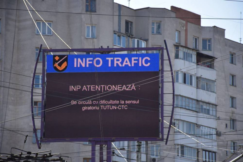 Услуга Info Trafic теперь будет транслироваться в Кишиневе на LED-экранах