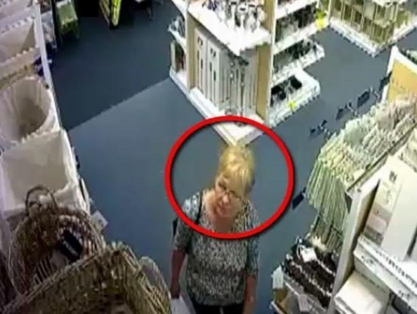 Воровка с внешностью чиновницы попала на видеокамеру столичного магазина