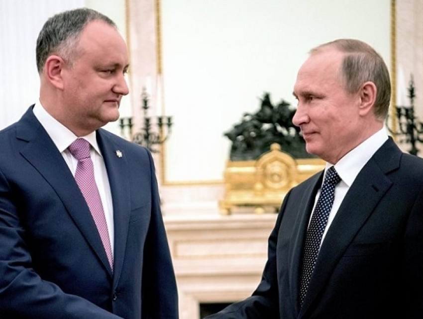 Стало известно, о чем будут говорить Игорь Додон с Владимиром Путиным на предстоящей встрече