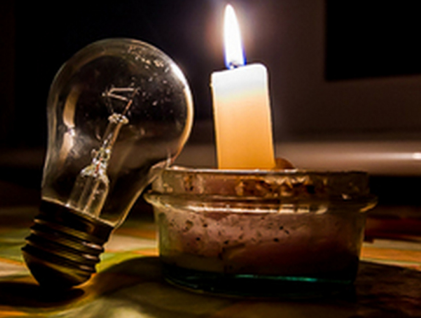 В пятницу продолжатся временные отключения электроэнергии и в Кишиневе и районах республики