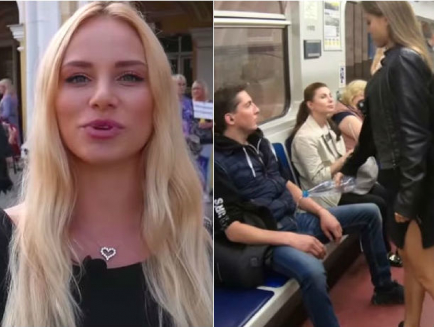 Девушки наказали мужчин, широко раздвигающих ноги в метро