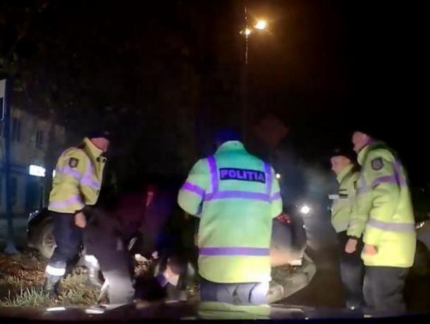 Погоню и задержание пьяного водителя в Единцах сняли на видео