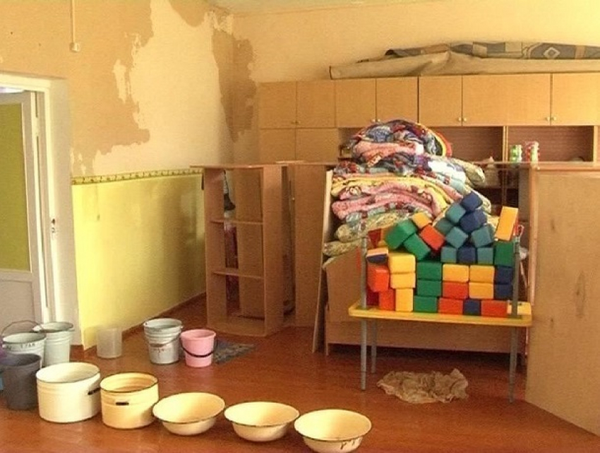 В детских садиках Кишинева сменят крыши