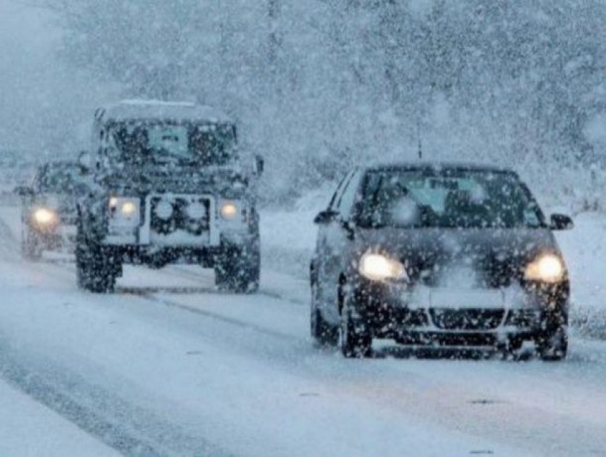В понедельник в Молдове ожидается снегопад: ситуация на дорогах сложная