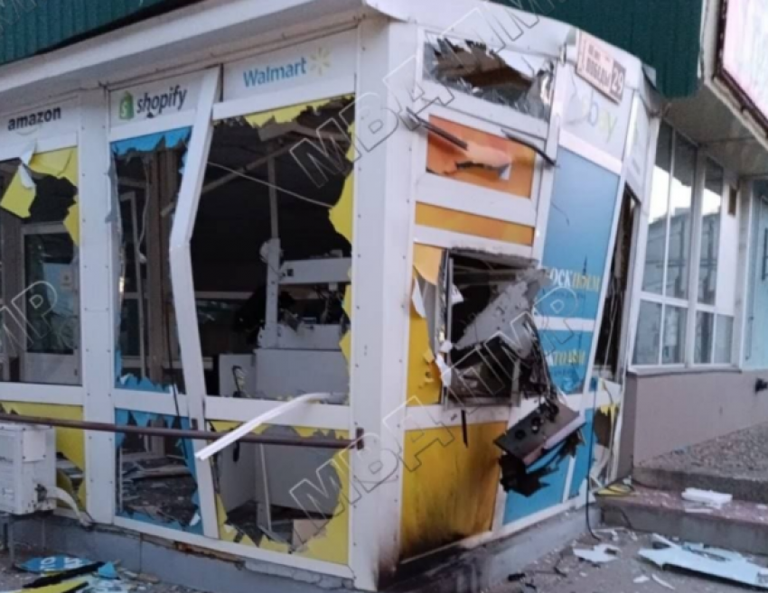 В Бендерах ночью взорвали банкомат и похитили деньги