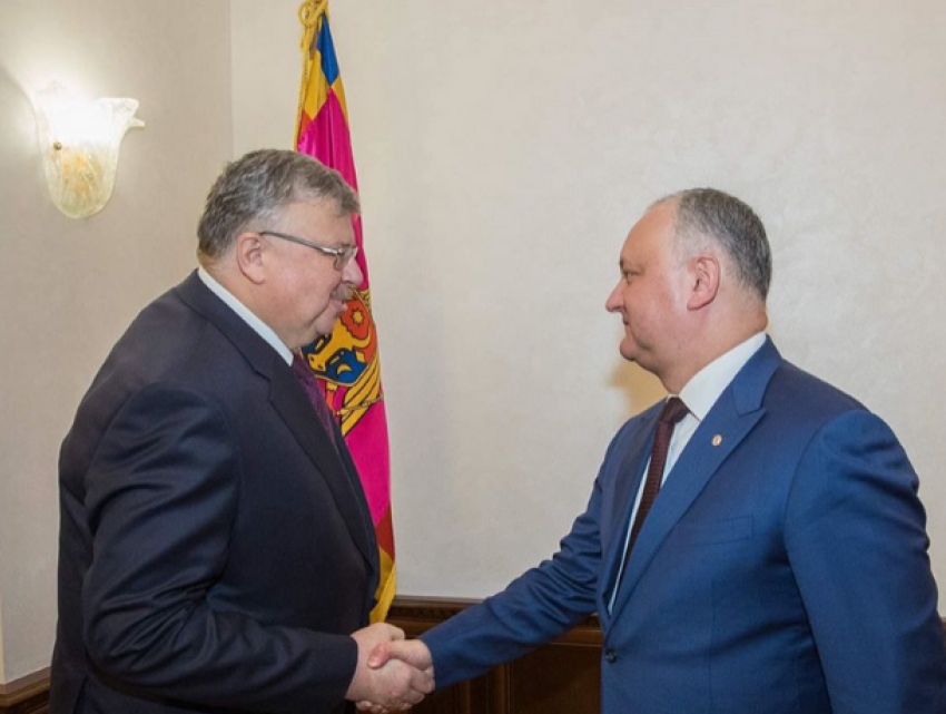 Президент Молдовы встретился с председателем правления Евразийского банка