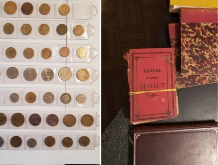 На границе Молдовы задержана большая партия старинных монет и книг