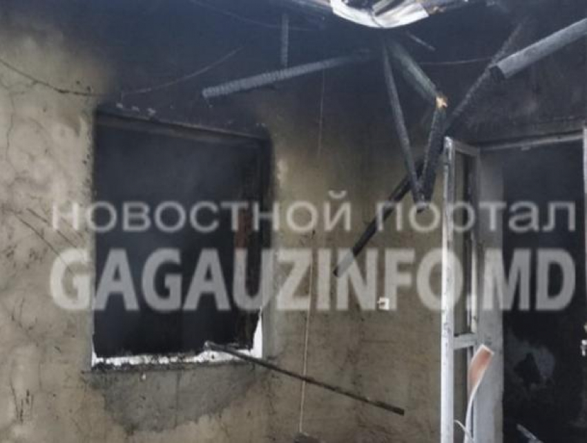 Пожар в селе Конгаз – от дома осталось лишь пепелище