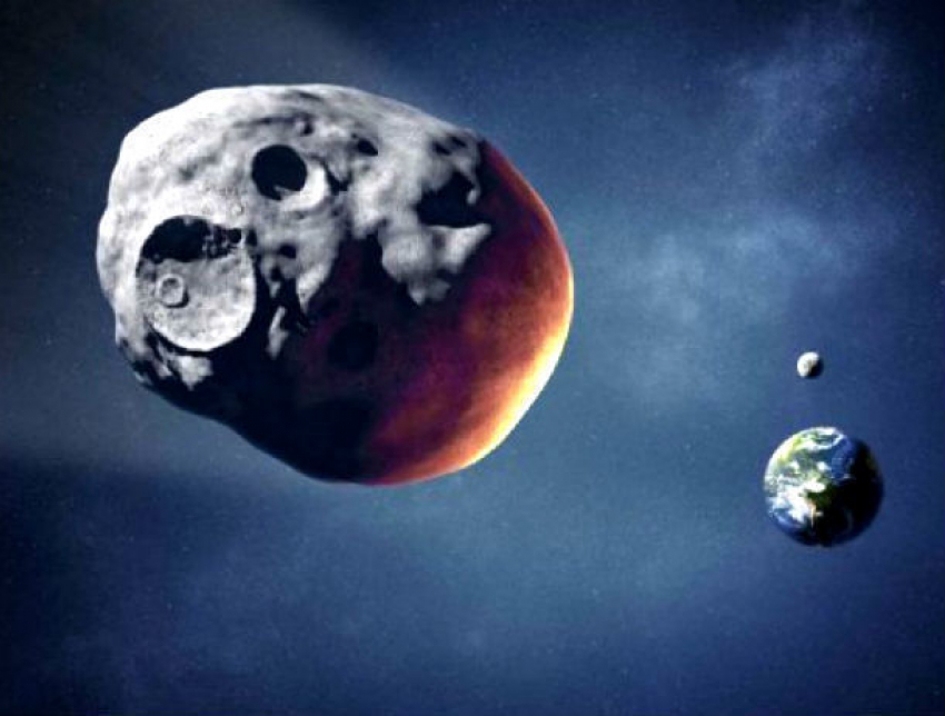 Стремительно приближающийся к Земле крупнейший в истории астероид показали на видео