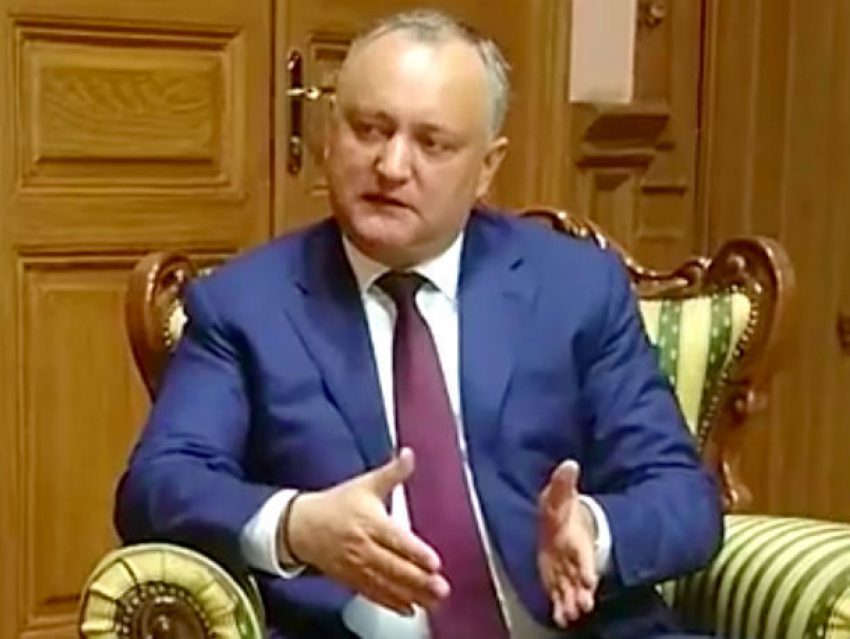 Игорь Додон выступил против украинской революции «с вилами", которая может взорвать Молдову