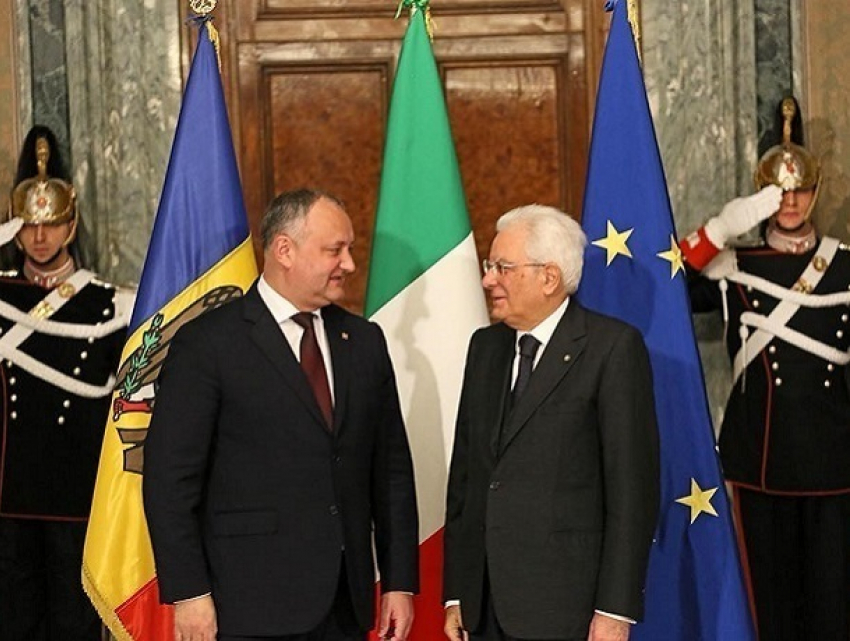 Игорь Додон начал решать проблемы молдавской диаспоры в Италии
