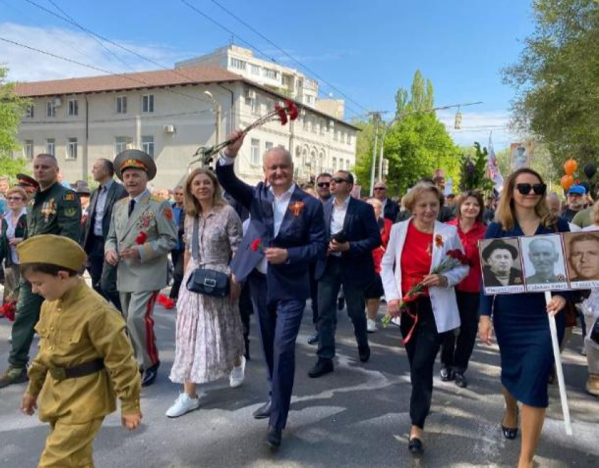 Додон и ПСРМ примут участие в Марше Победы и шествию Бессмертный полк 9 мая