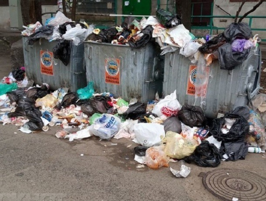 Дезинфекция контейнеров в Кишиневе после «мусорного кризиса» обойдется городу в 80 тысяч леев