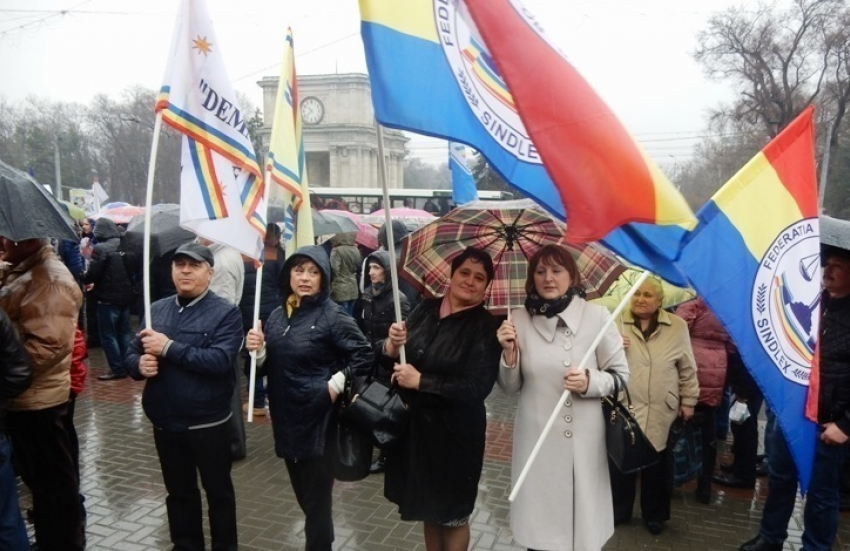 Сегодня в Кишиневе состоится протест профсоюзов образования и науки