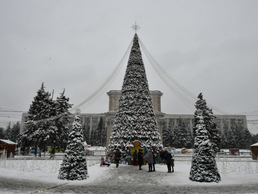 В Кишиневе 5 декабря откроют Рождественский базар и новогоднюю елку