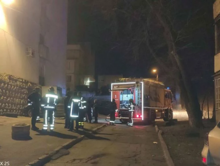 В столичном секторе Рышкановка ночью произошел пожар