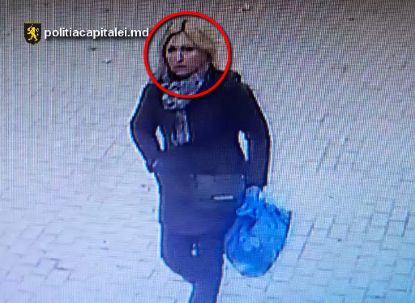 Кишиневская полиция разыскивает женщину, совершившую агрессивное нападение