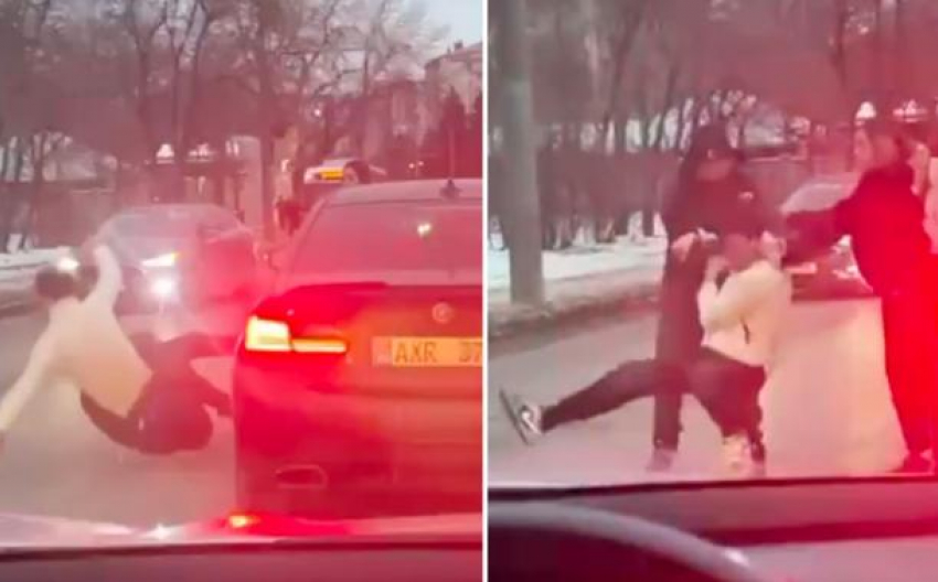 Полиция начала расследование конфликта на дороге на улице Гренобле в Кишинёве
