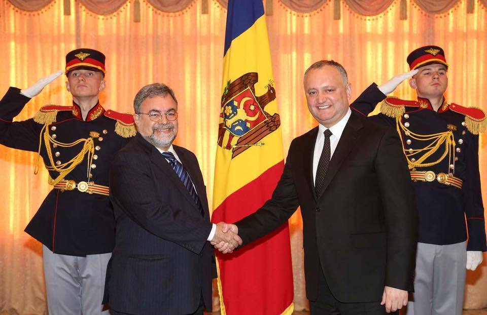 В Молдове аккредитованы 4 новых иностранных посла