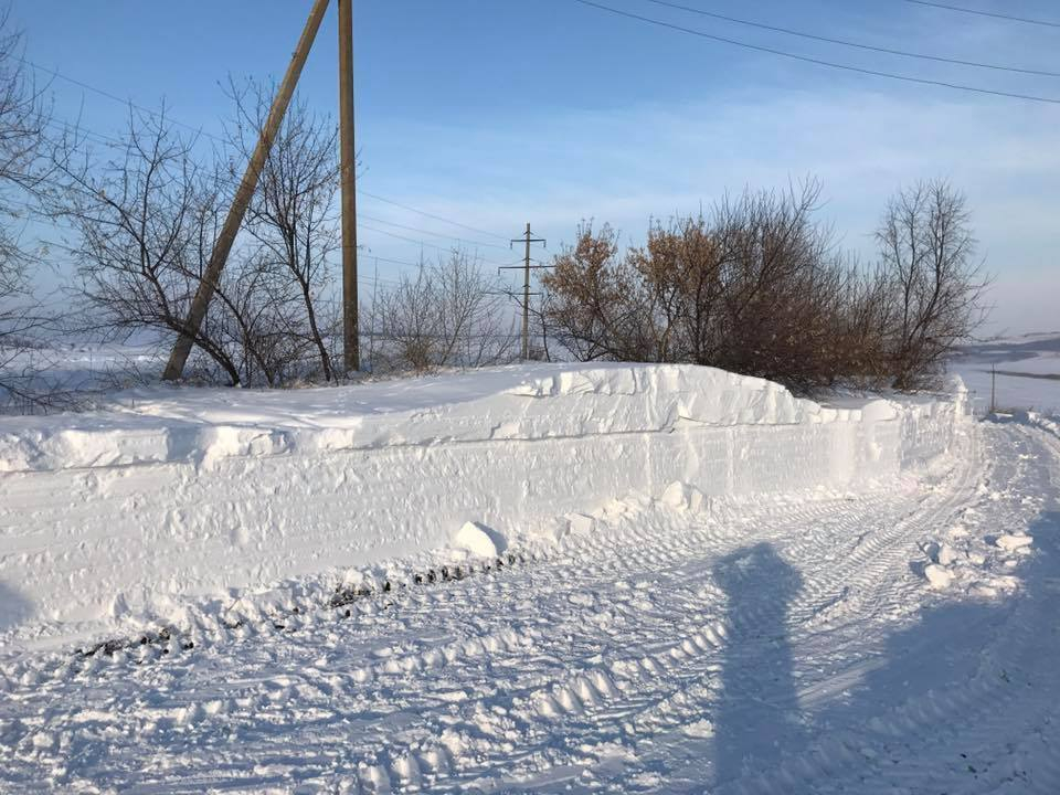 В некоторых районах Молдовы сугробы достигают полутора метров