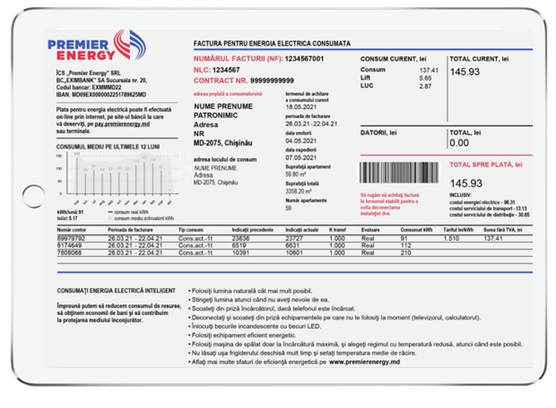 Оплата молдова. Premier Energy. Premier Energy Moldova. Квитанция на свет Молдова. Квитанция за электроэнергию Молдова.