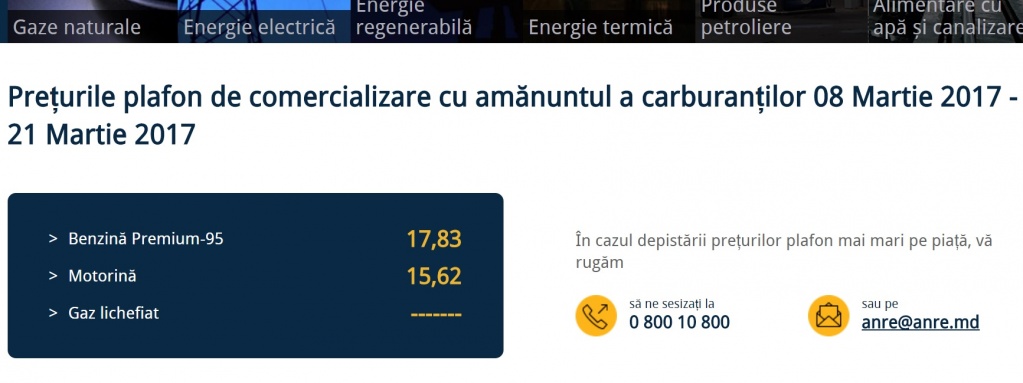 Подарок женщинам Молдовы на 8 марта от НАРЭ: топливодешевеет